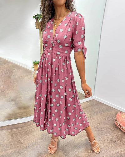 Monica™ - Elegante Abito a Pois