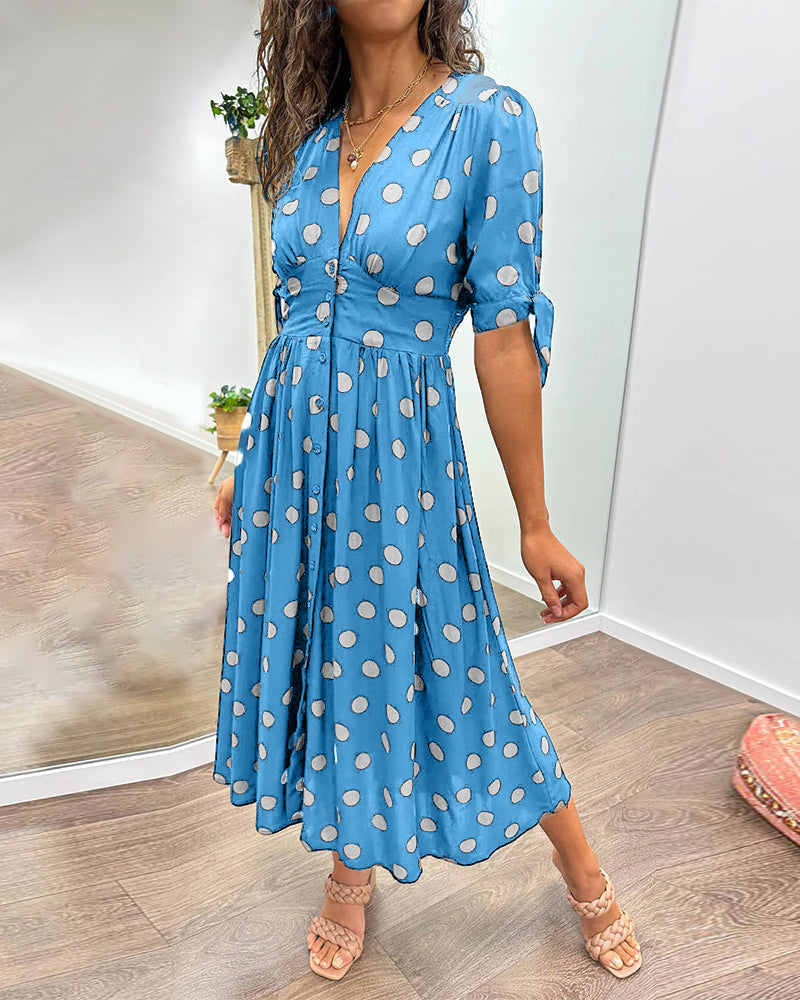 Monica™ - Elegante Abito a Pois