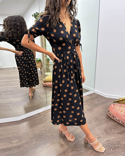 Monica™ - Elegante Abito a Pois