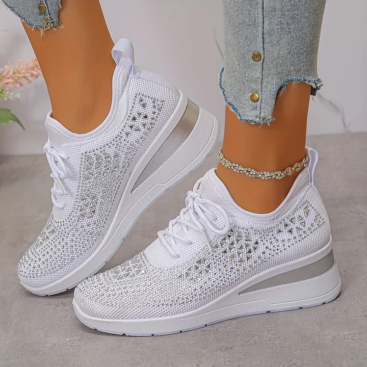 Alina™ - Sneakers ortopediche scintillanti