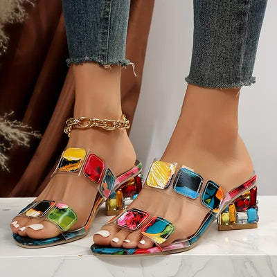 Chiara™ - Sandali Colorati con Doppia Cinghia