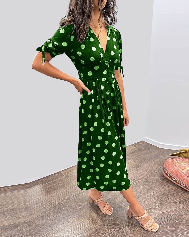 Monica™ - Elegante Abito a Pois