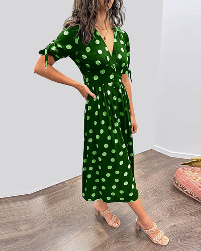 Monica™ - Elegante Abito a Pois