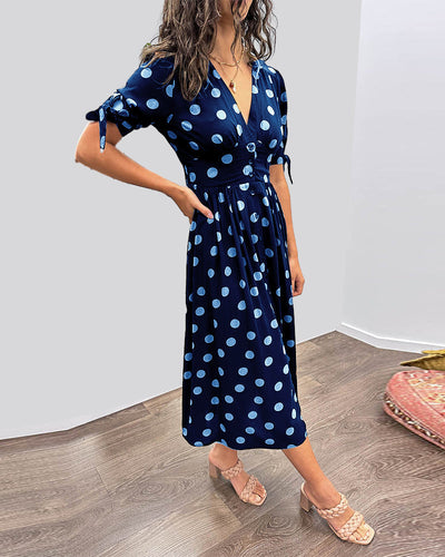 Monica™ - Elegante Abito a Pois