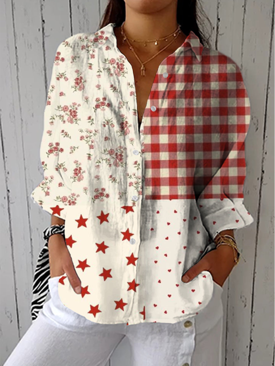 Elise™ – Blusa Patchwork