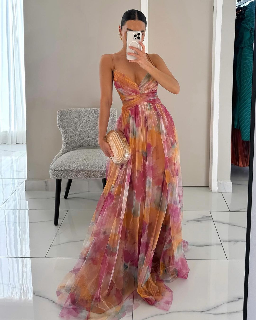 Felicita™ - Maxi abito floreale
