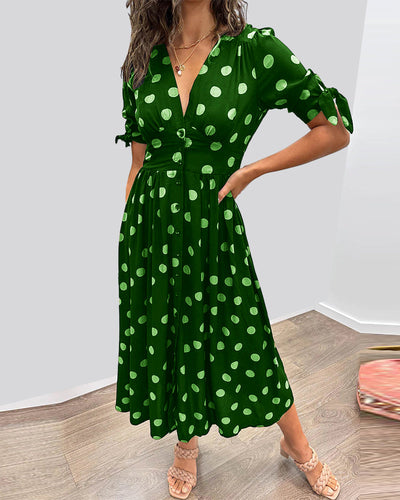 Monica™ - Elegante Abito a Pois
