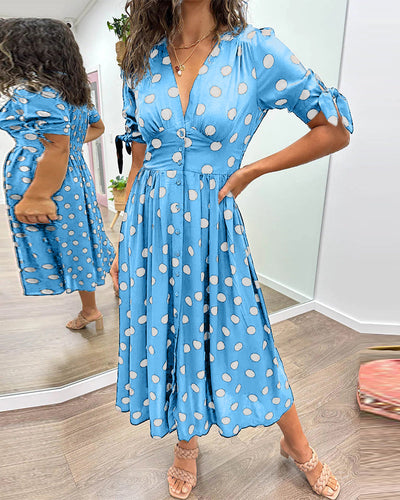 Monica™ - Elegante Abito a Pois