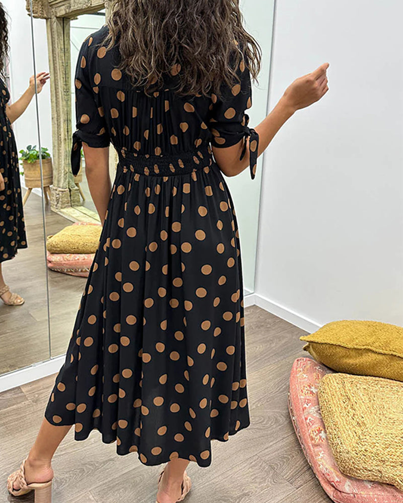 Monica™ - Elegante Abito a Pois