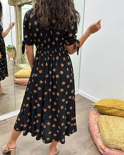 Monica™ - Elegante Abito a Pois