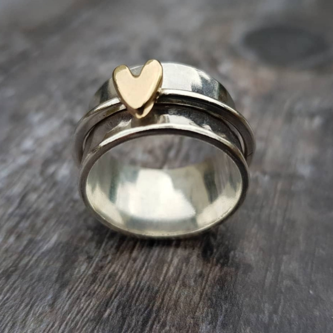 Anello Cuore Dorato