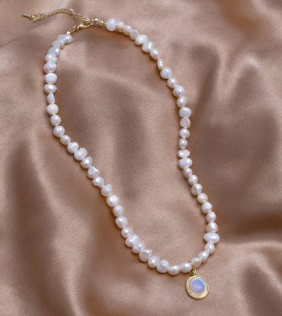 Collana Perle Pietra di Luna