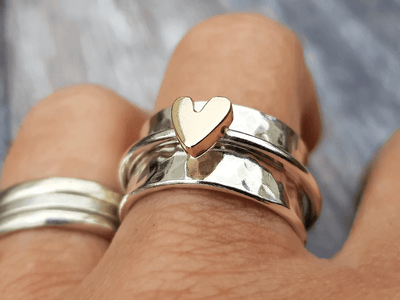 Anello Cuore Dorato