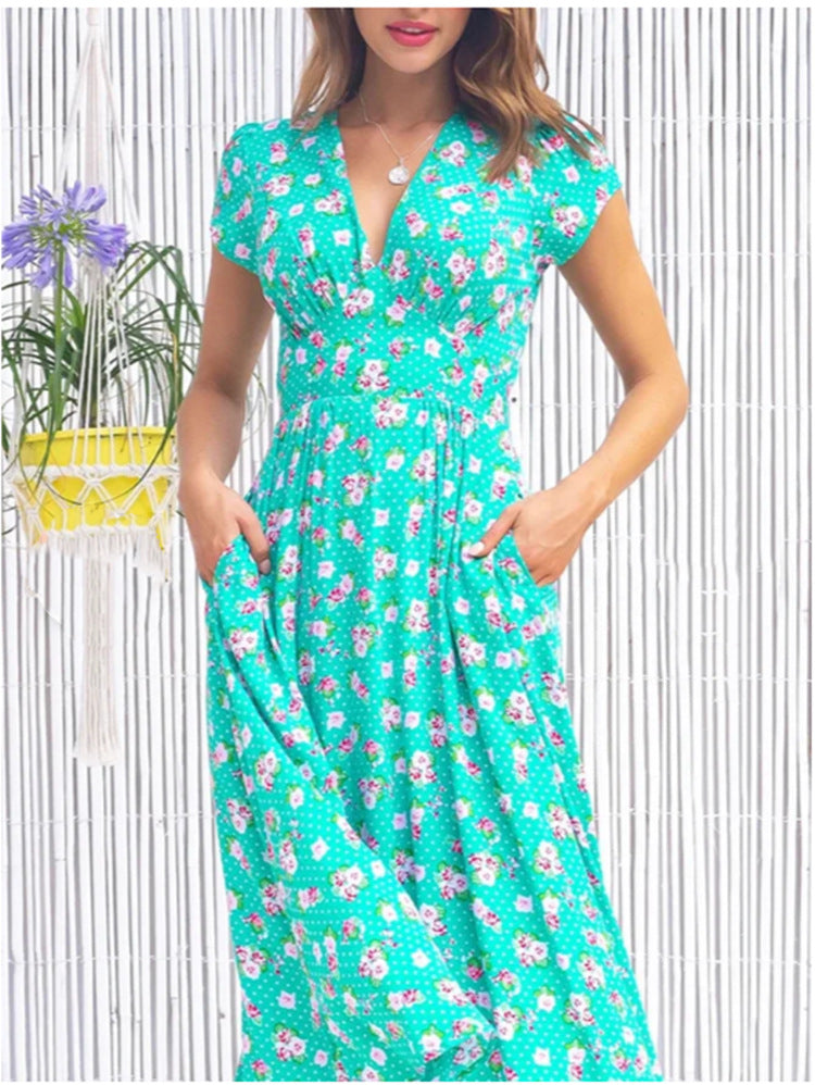 Fienna™ – Vestito Midi con Bottoni
