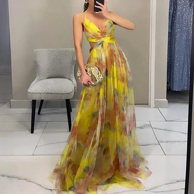 Felicita™ - Maxi abito floreale