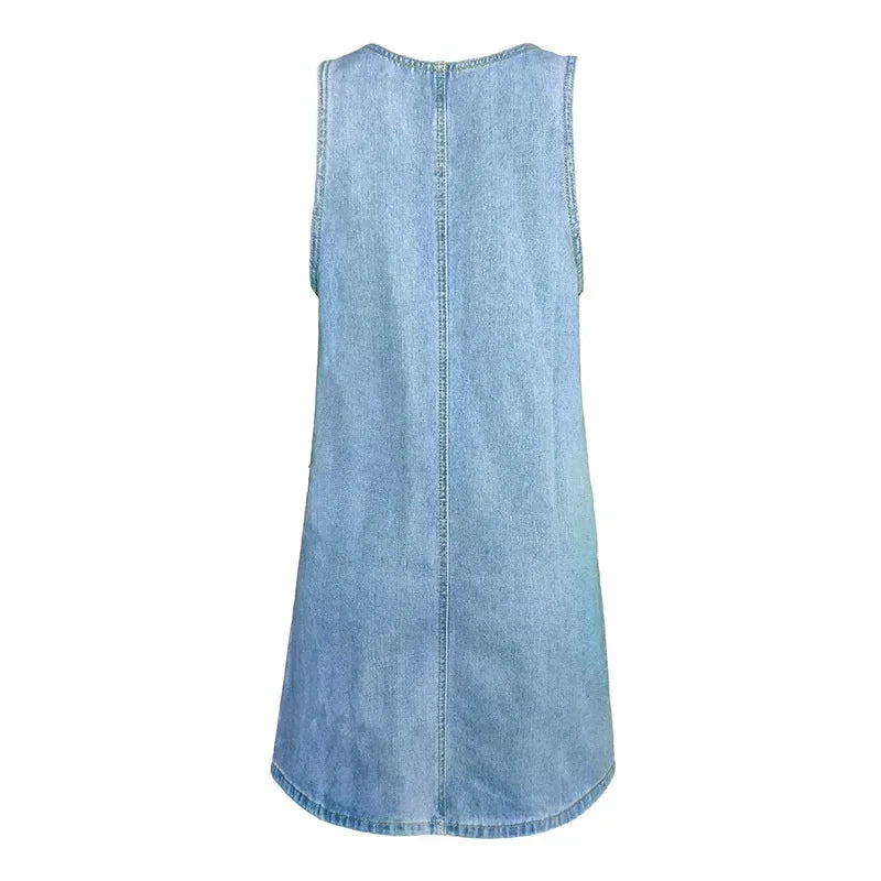 Amelia™ -  Vestito Estivo in Denim
