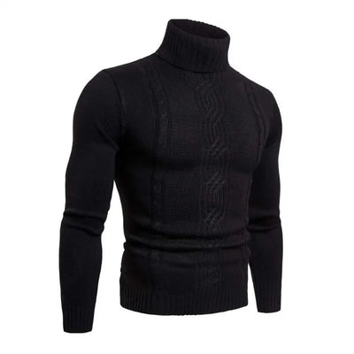 Berto - Varm Strikket Genser med Turtleneck