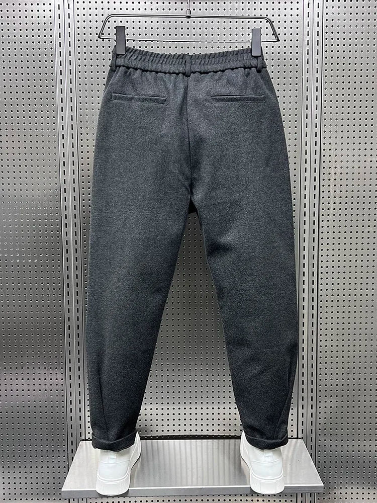 Mathieu™ - Pantaloni eleganti in tessuto mélange
