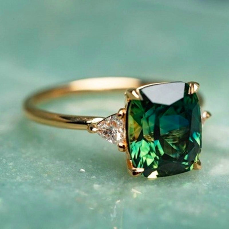 Anello Zirconio Verde