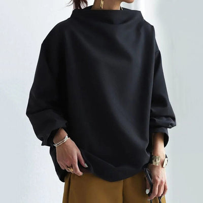 Elly™ - Top Casual con Collo Alto