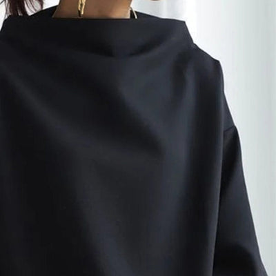 Elly™ - Top Casual con Collo Alto