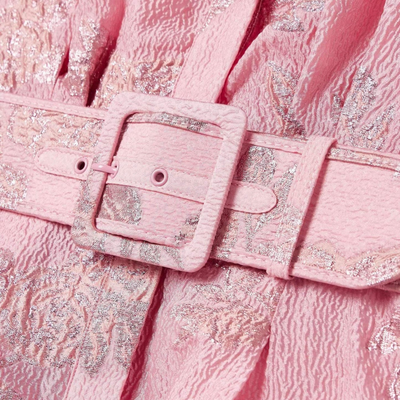 Assunta™ - Vestito Rosa con Maniche a Palloncino
