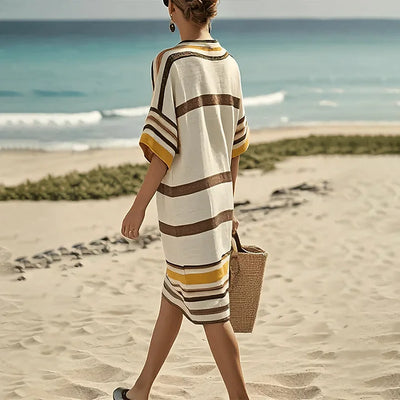 Enrica™ - Flowing striped dress