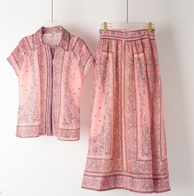 Adele™ - Set Due Pezzi Stampa Boho
