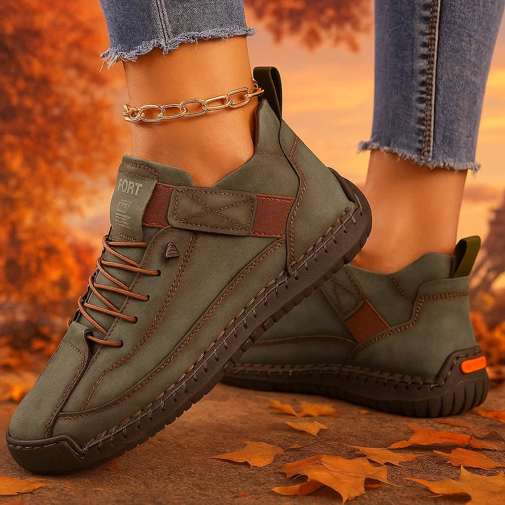 Siena™ - Sneakers Ortopediche Verde Scuro