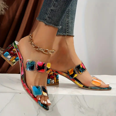 Chiara™ - Sandali Colorati con Doppia Cinghia