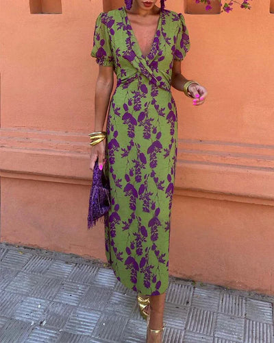 Michela™  - Abito Elegante a Fiori