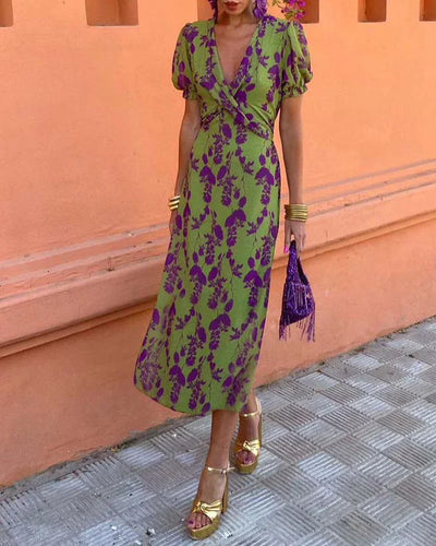 Michela™  - Abito Elegante a Fiori