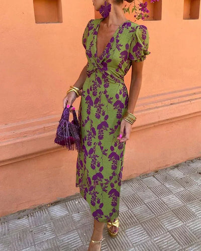 Michela™  - Abito Elegante a Fiori