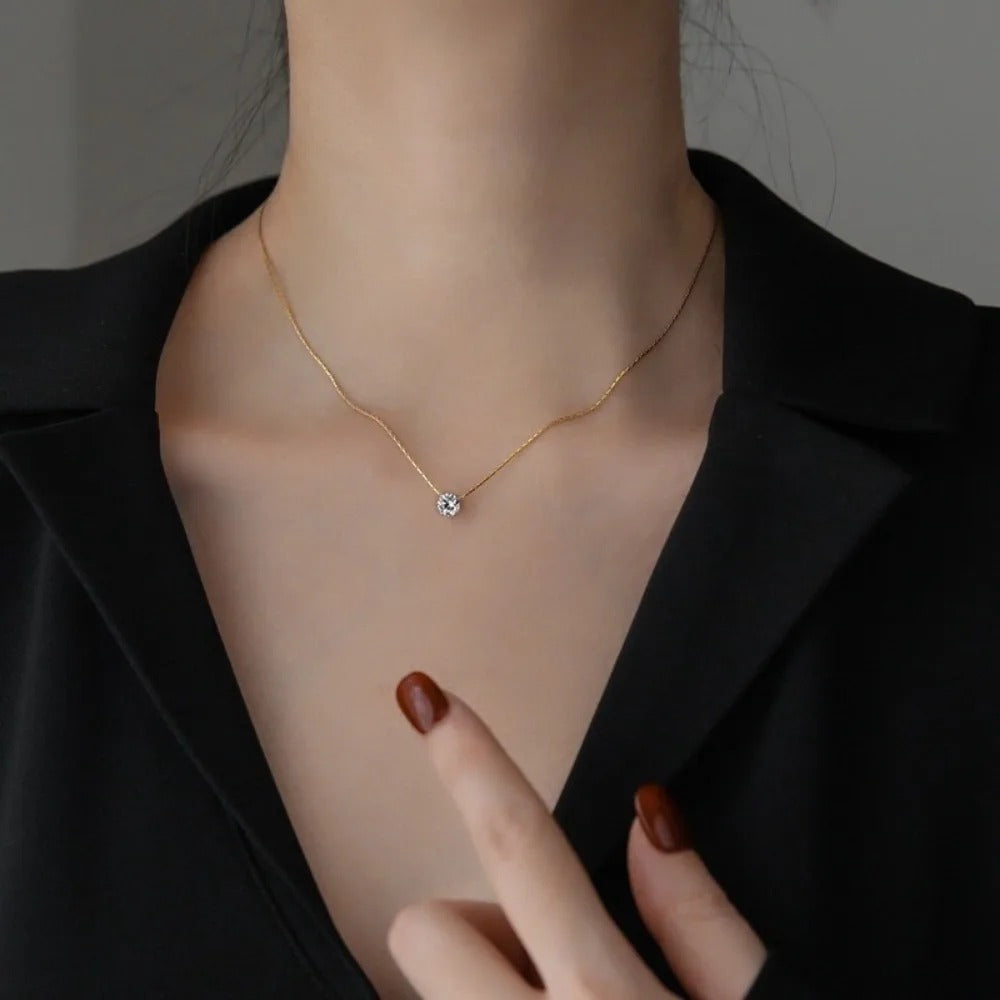Collana Moissanite Cléa