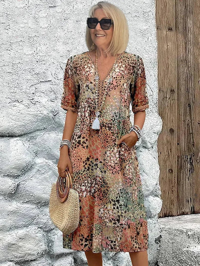 Federica™ - Abito leggero con scollo a V