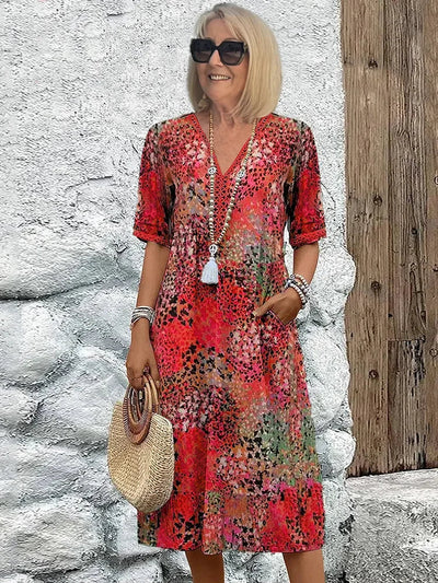 Federica™ - Abito leggero con scollo a V