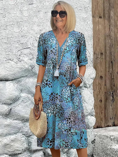 Federica™ - Abito leggero con scollo a V