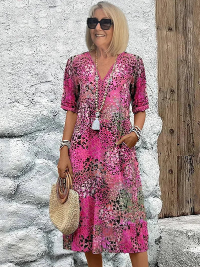 Federica™ - Abito leggero con scollo a V