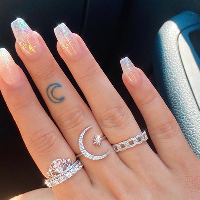 Anello Luna Stella