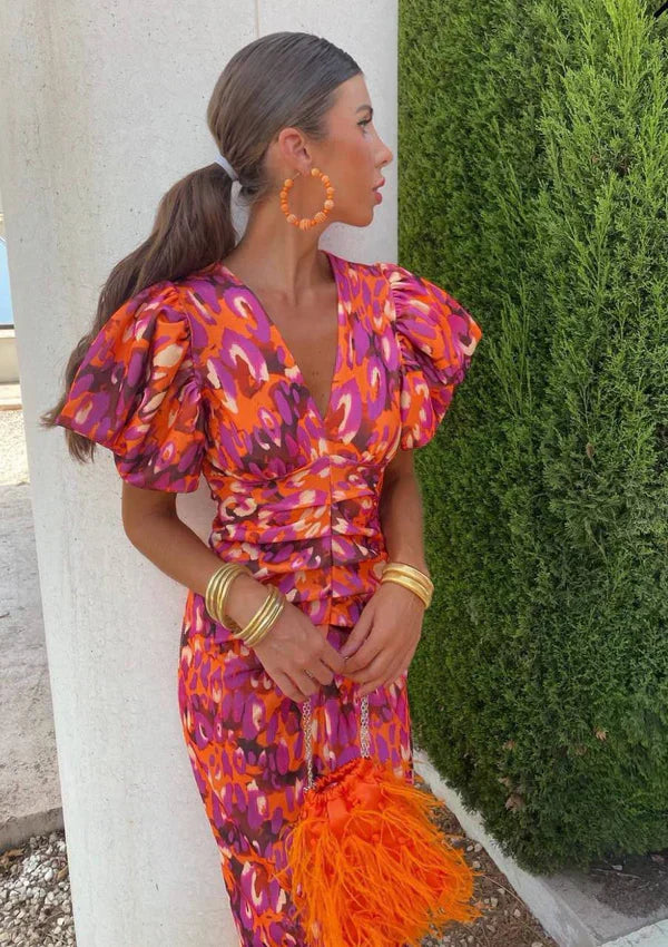 Arielle™ - Abito Midi Elegante e Vivace