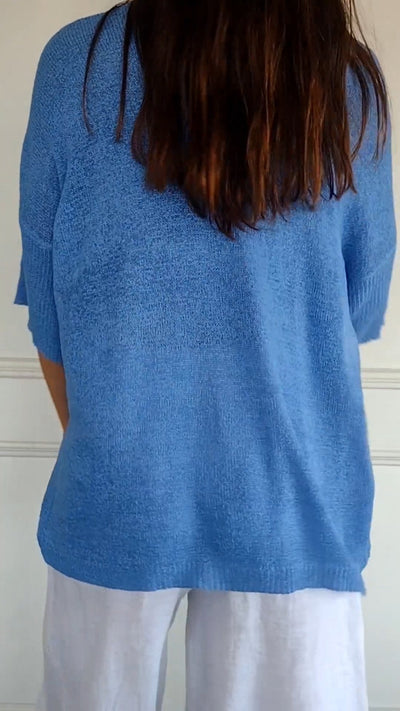 Chiara™ - Top V-Neck Senza Tempo