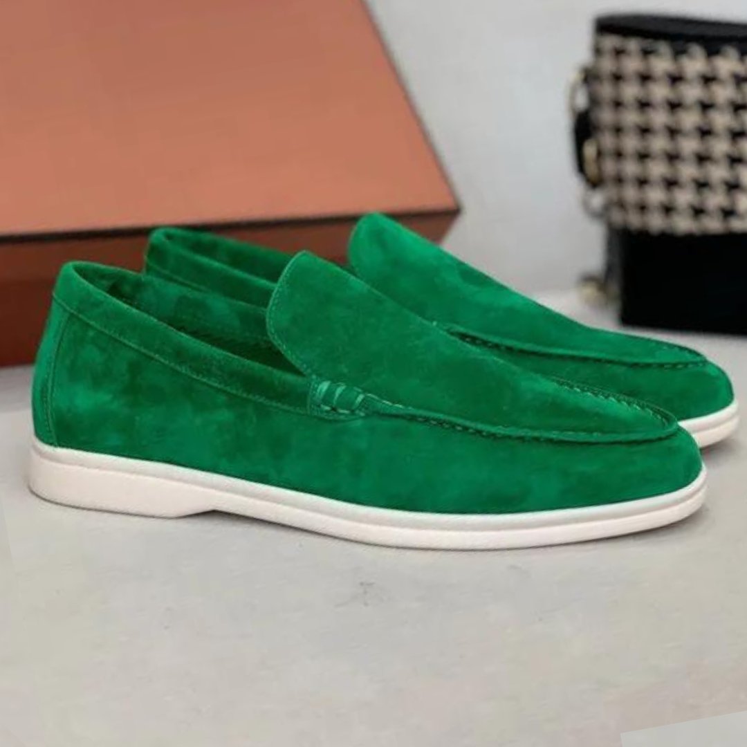 Kevin™ - Loafers i Semsket Skinn