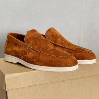 Kevin™ - Loafers i Semsket Skinn