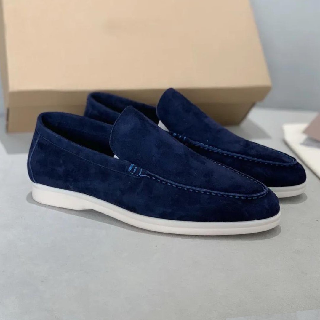 Kevin™ - Loafers i Semsket Skinn