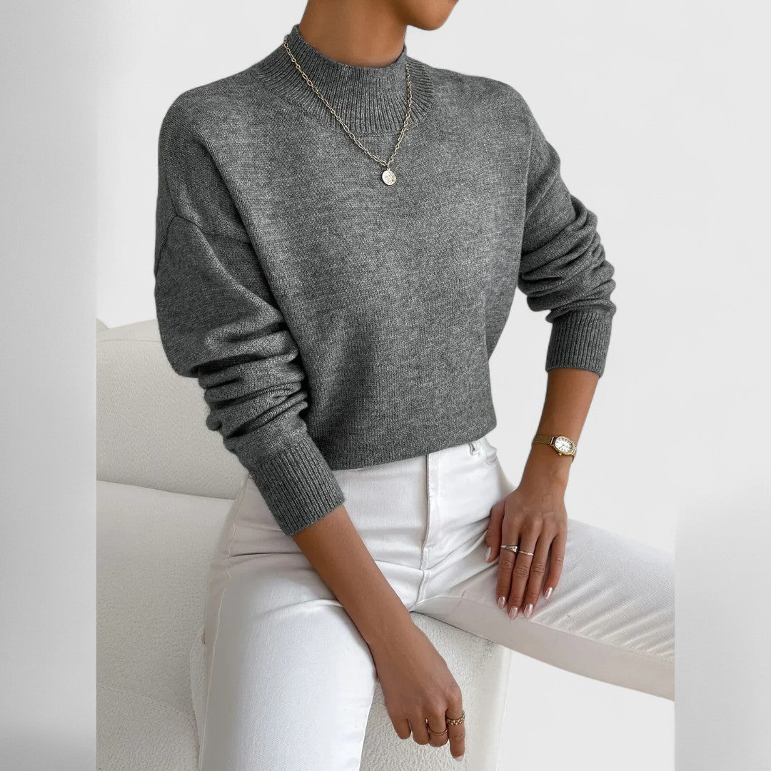 Serena™ - Maglione Collo Alto Classico
