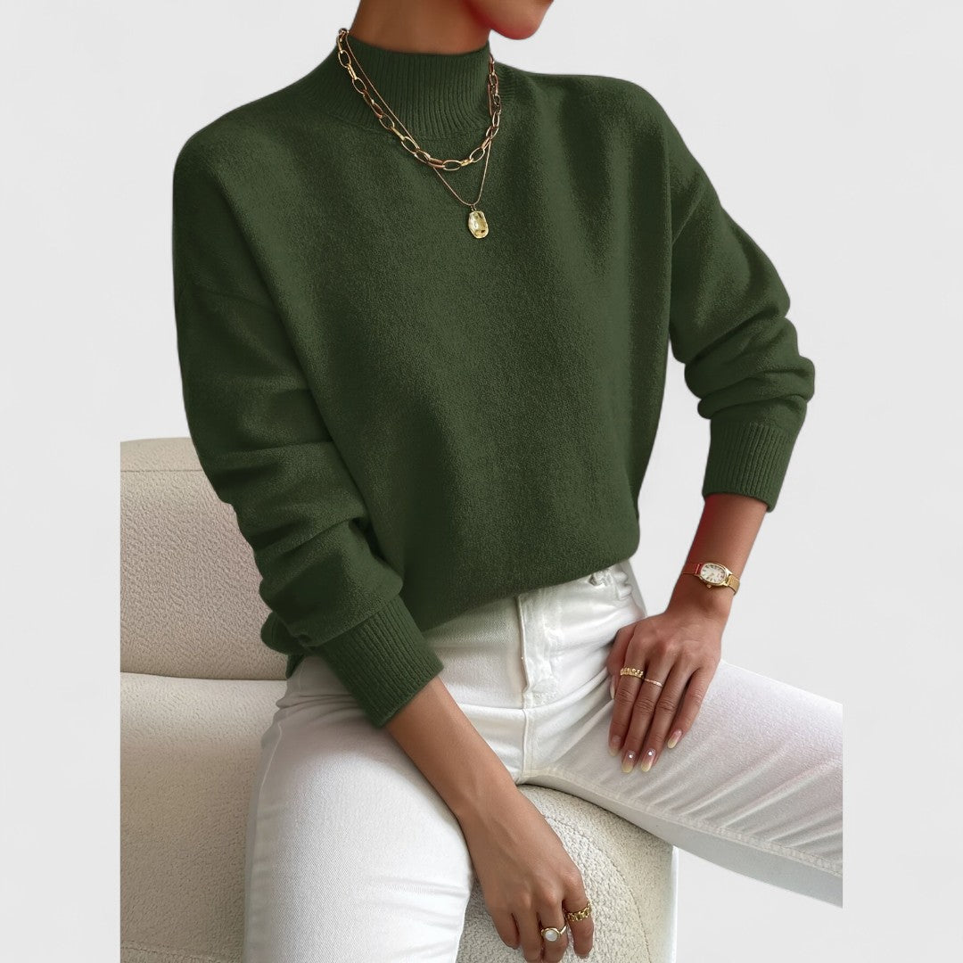 Serena™ - Maglione Collo Alto Classico